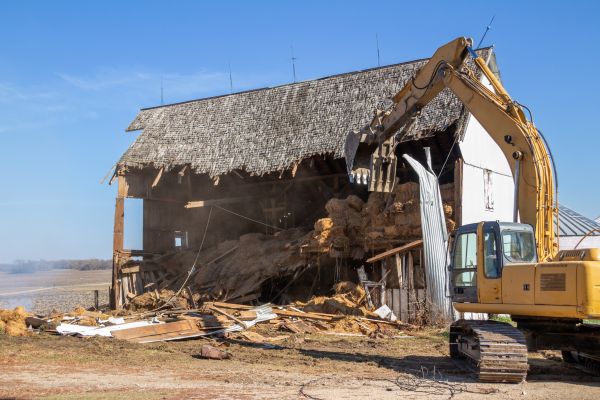Barn Demolition in Powell