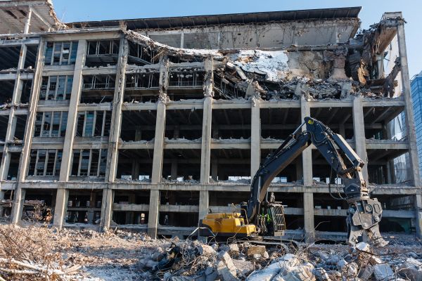 Commercial Building Demolition in Powell