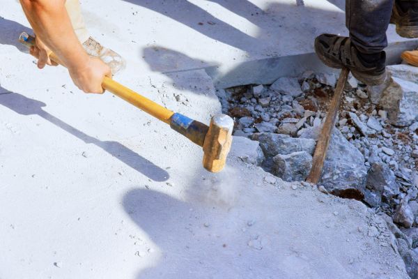 Concrete Pavement Demolition in Powell