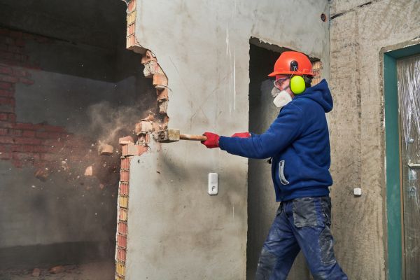 Concrete Wall Demolition in Powell