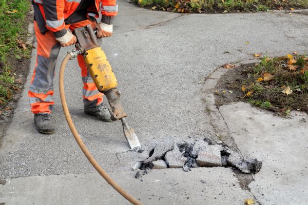 Concrete Sidewalk Removal in Powell