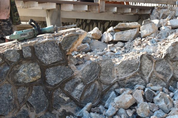 Retaining Wall Demolition in Powell